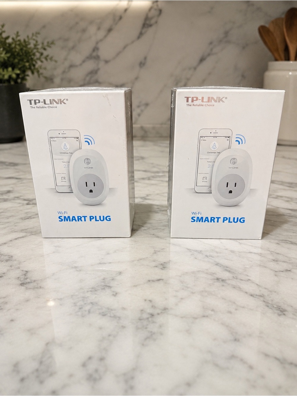 TP-Link Smart Plugs (Wi-Fi, Alexa/Google Home Compatible) – Lot of 2 -New In Box